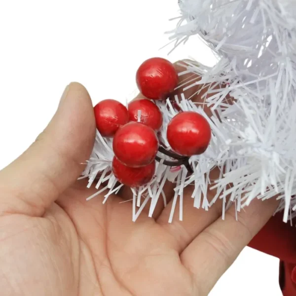 Cây Thông Mini Màu Trắng Trang Trí Noel 38cm 5 Cây Thông Mini Màu Trắng Trang Trí Noel 38 cm_20 1