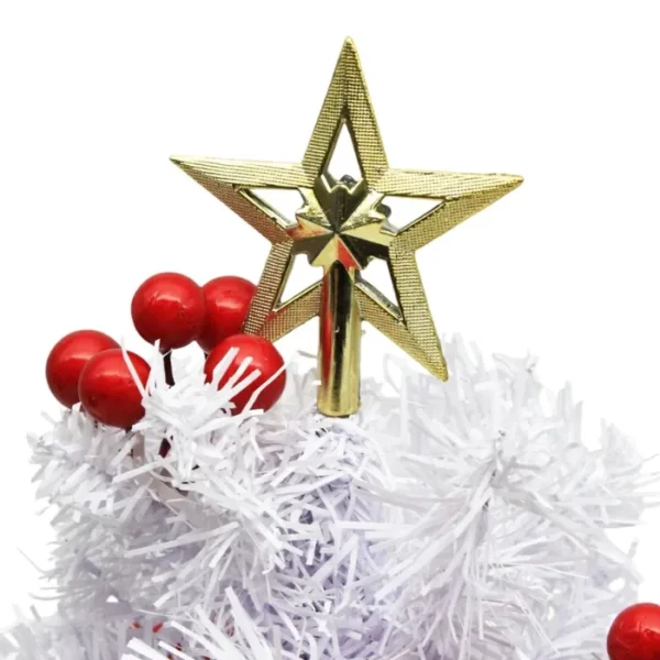 Cây Thông Mini Màu Trắng Trang Trí Noel 38cm 7 Cây Thông Mini Màu Trắng Trang Trí Noel 38 cm_20 2