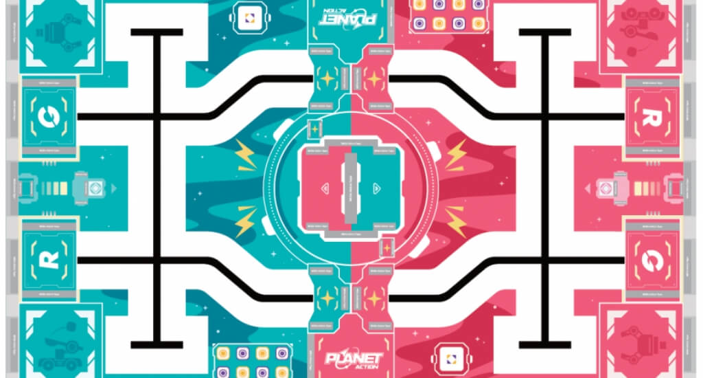 Bộ Lắp Ghép-Planet Action Venue Kit 2 Bộ dụng cụ thi công địa điểm Planet Action.