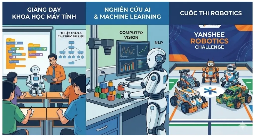 Yanshee - Nền Tảng Robot Hình Người (Humanoid) - Đột Phá Cho Giáo Dục AI 6 Ứng dụng của Yanshee trong giáo dục