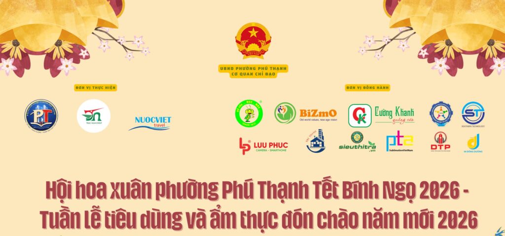 Các đơn vị chính đồng hành tại hội hoa xuân 2026