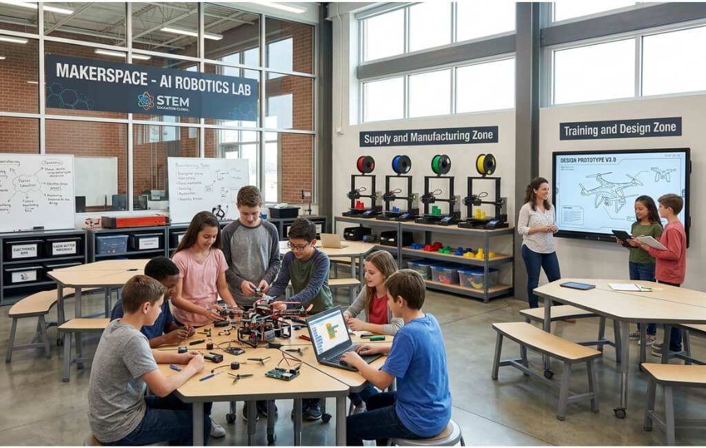 Makerspace Là Gì? Cẩm Nang Thiết Kế & Xây Dựng Không Gian Sáng Tạo STEM Từ A-Z 2 Phòng học Makerspace là gì?