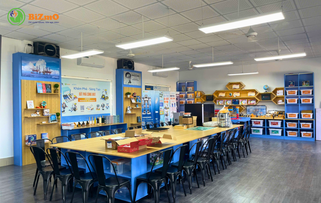 Nhà thầu thi công phòng STEM trọn gói cho trường học 10 BIZMO triển khai phòng STEM thực tế cho trường học